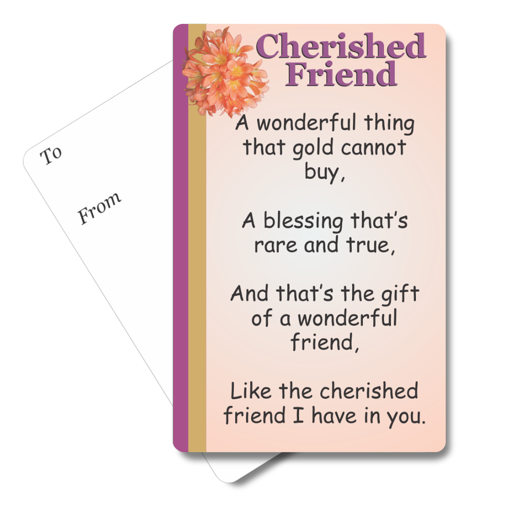 Cherished Friend Mini Pocket Card