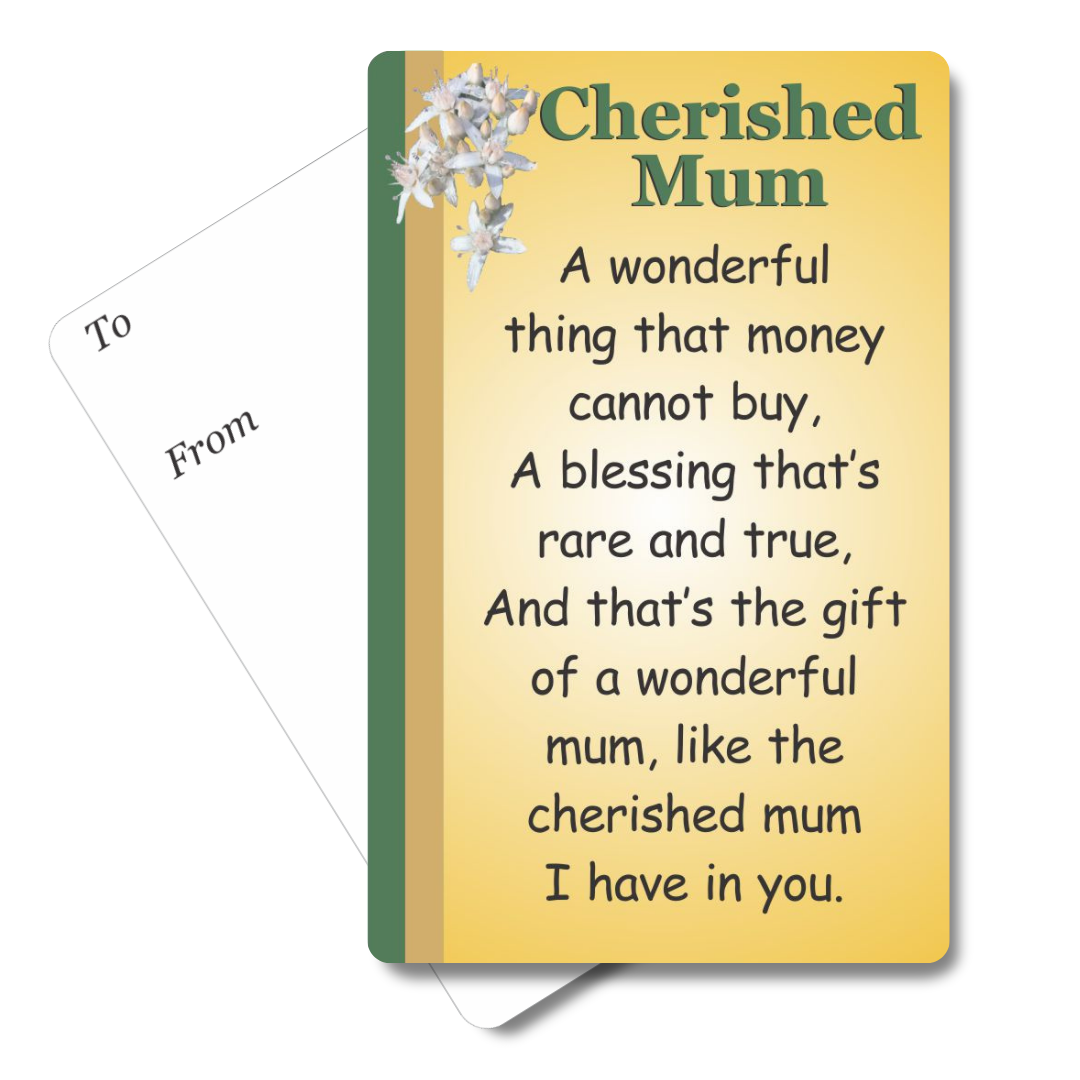 Cherished Mum Mini Pocket Card