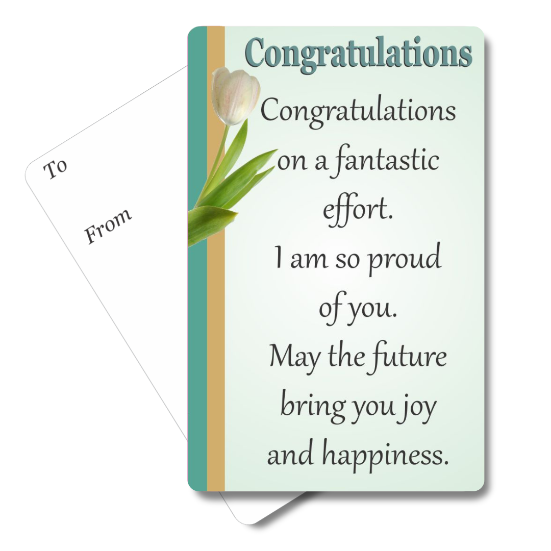 Congratulations Mini Pocket Card