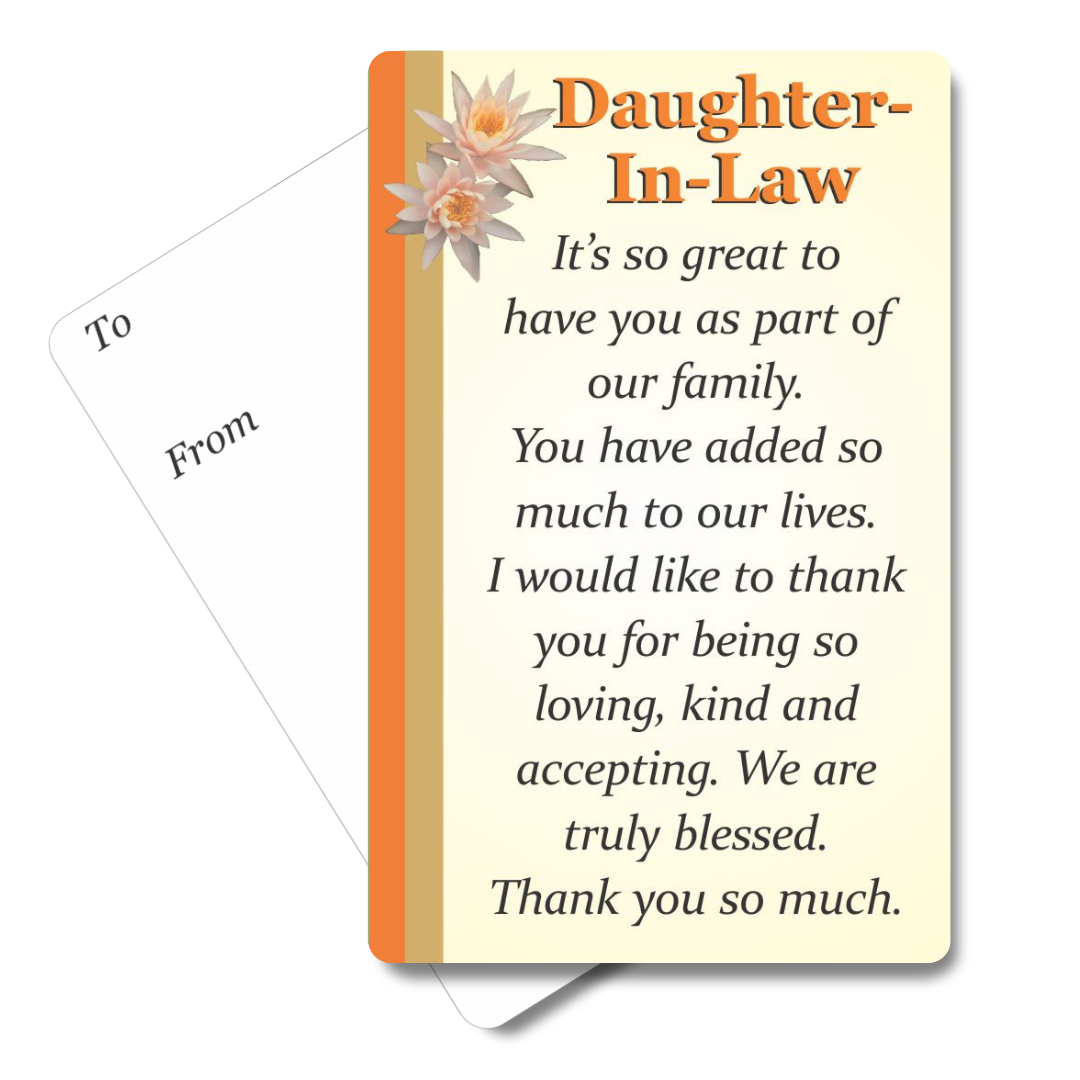 Daughter-in-Law Mini Pocket Card