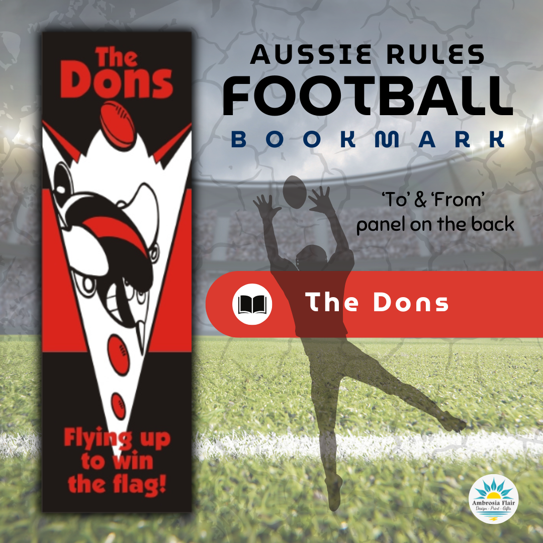 Dons Footy Bookmark