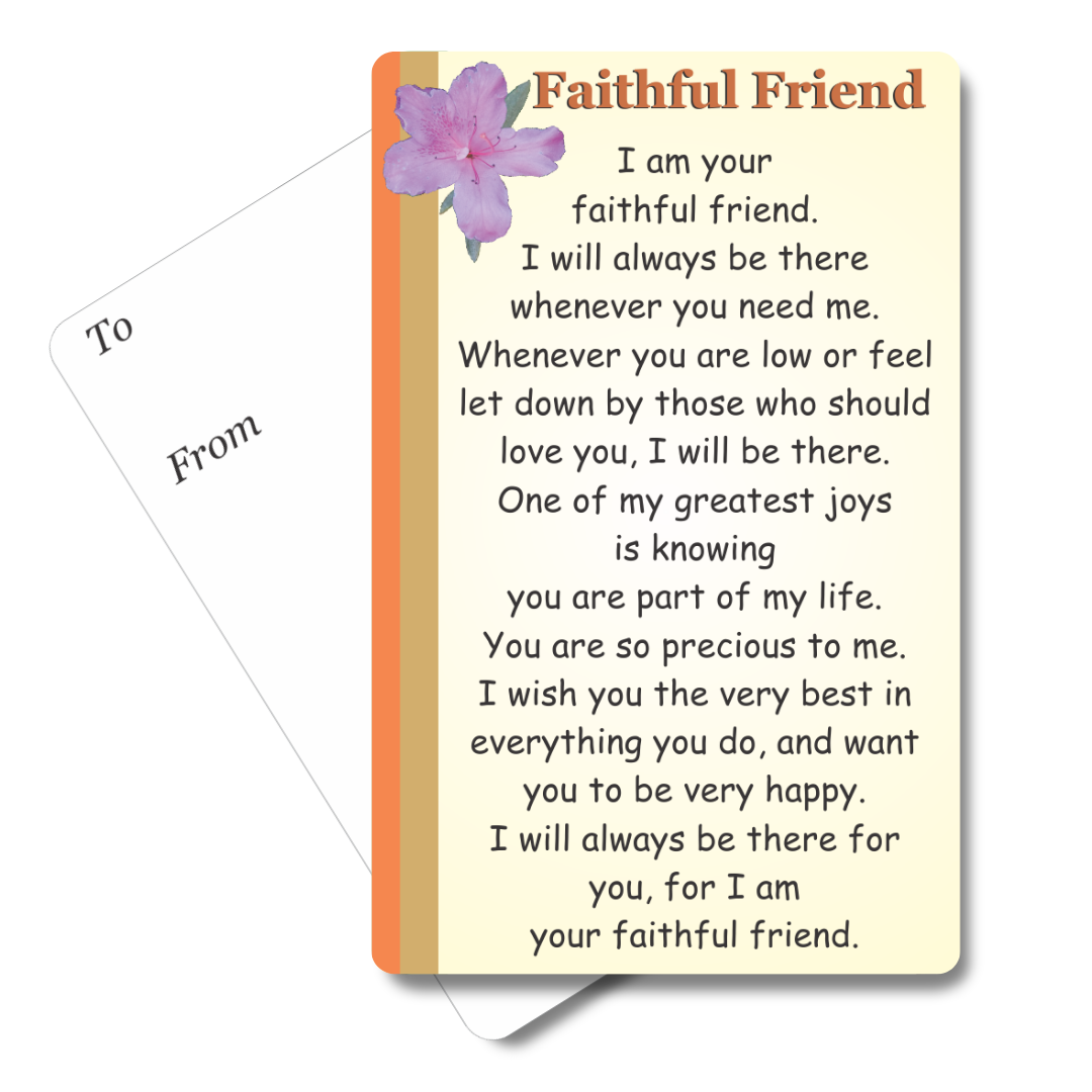Faithful Friend Mini Pocket Card