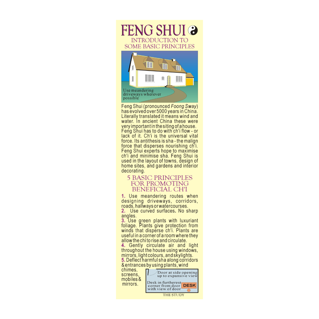 Feng Shui Bookmark - Harmonize Your Home