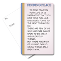 Finding Peace Mini Pocket Card