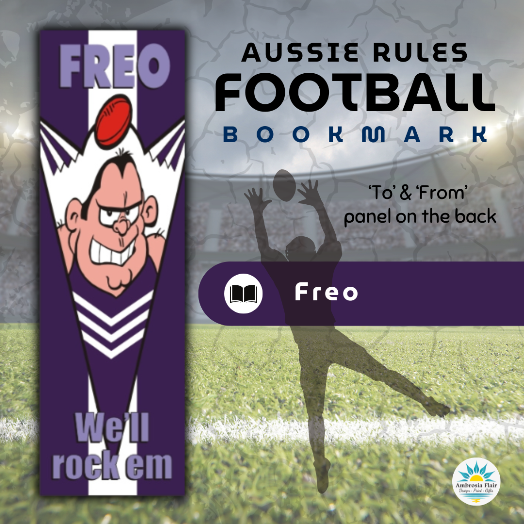 Freo Footy Bookmark