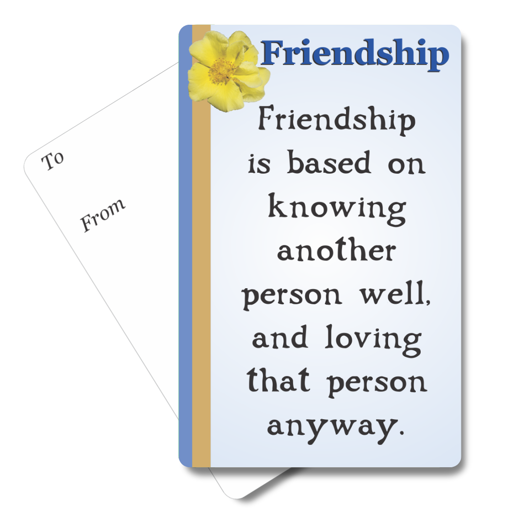 Friendship Mini Pocket Card