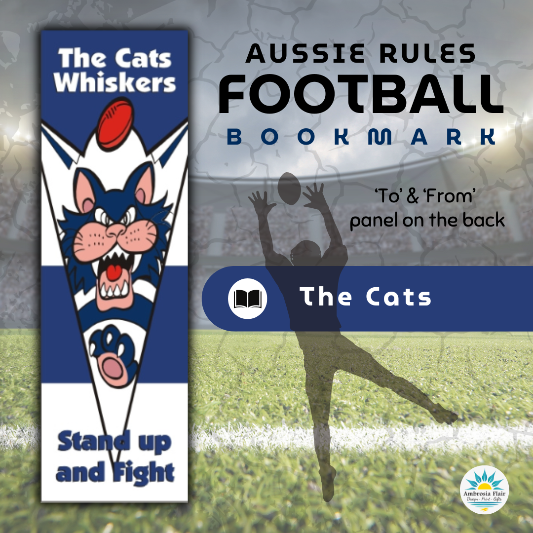 Cat's Footy Bookmark