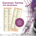 German Terms for Musicians