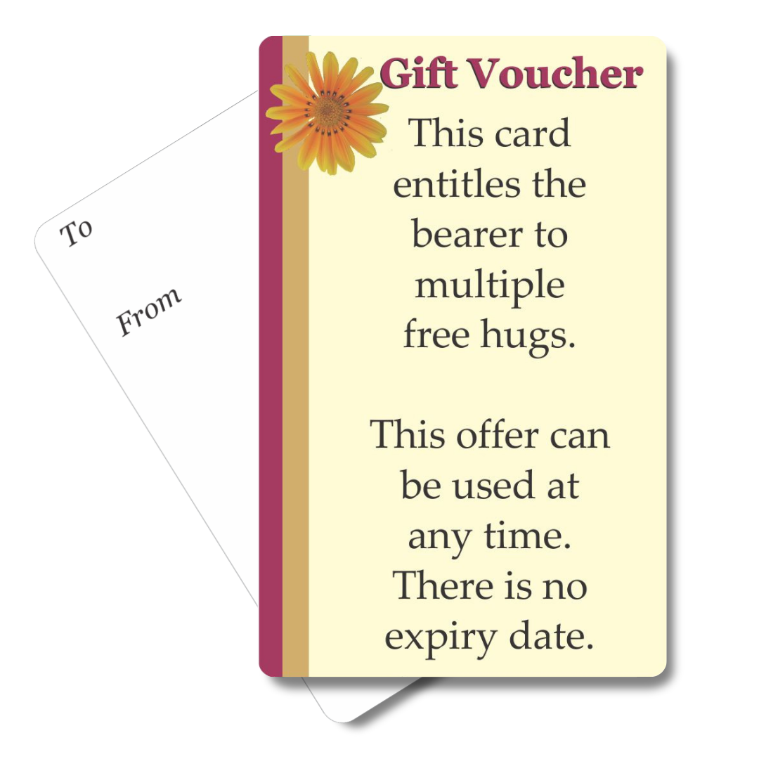 Gift Voucher Mini Pocket Card