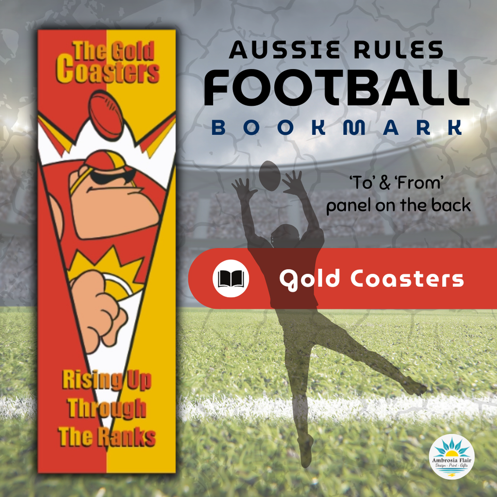 The Gold Coasters Footy Bookmark