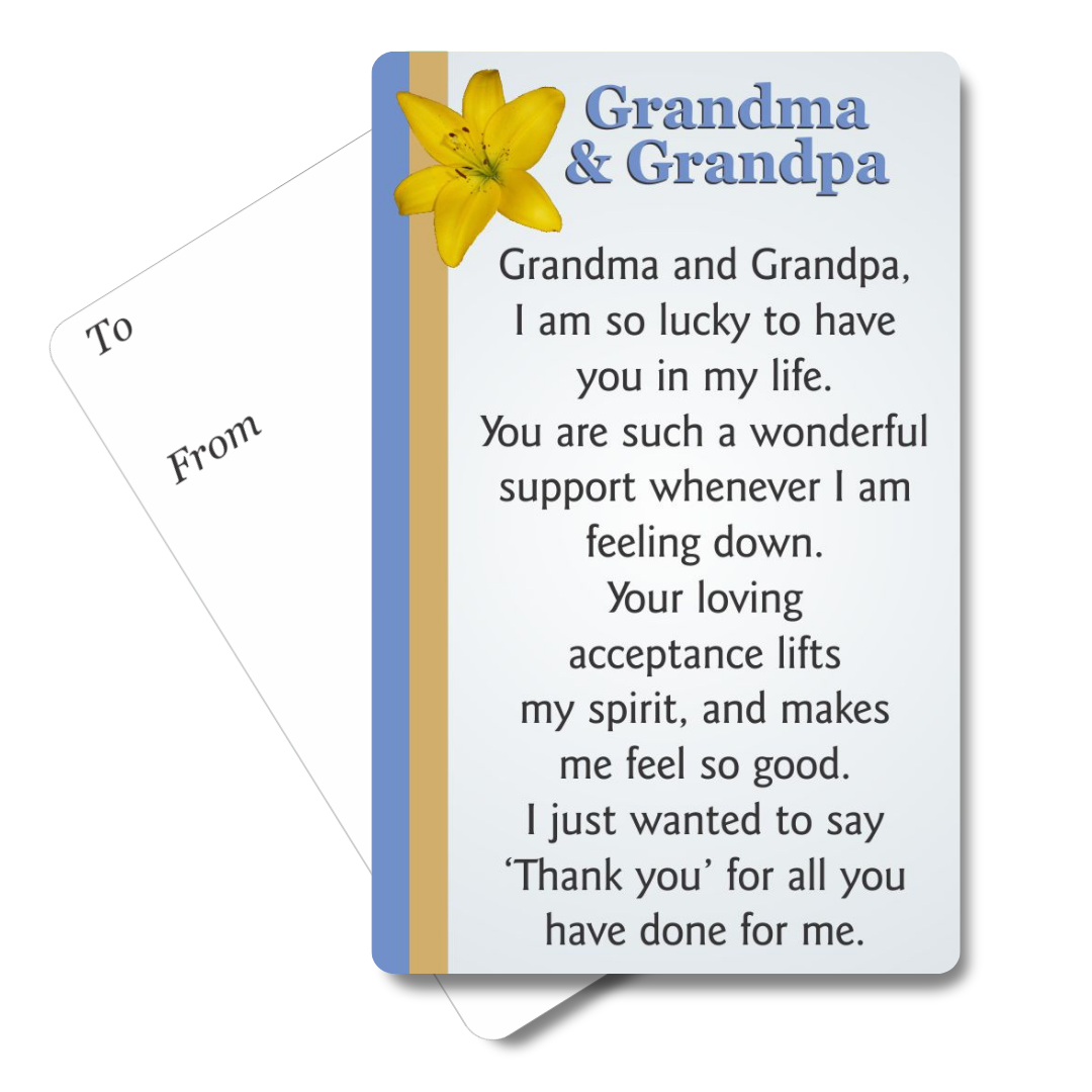 Grandma & Grandpa Mini Pocket Card