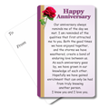 Happy Anniversary Mini Pocket Card