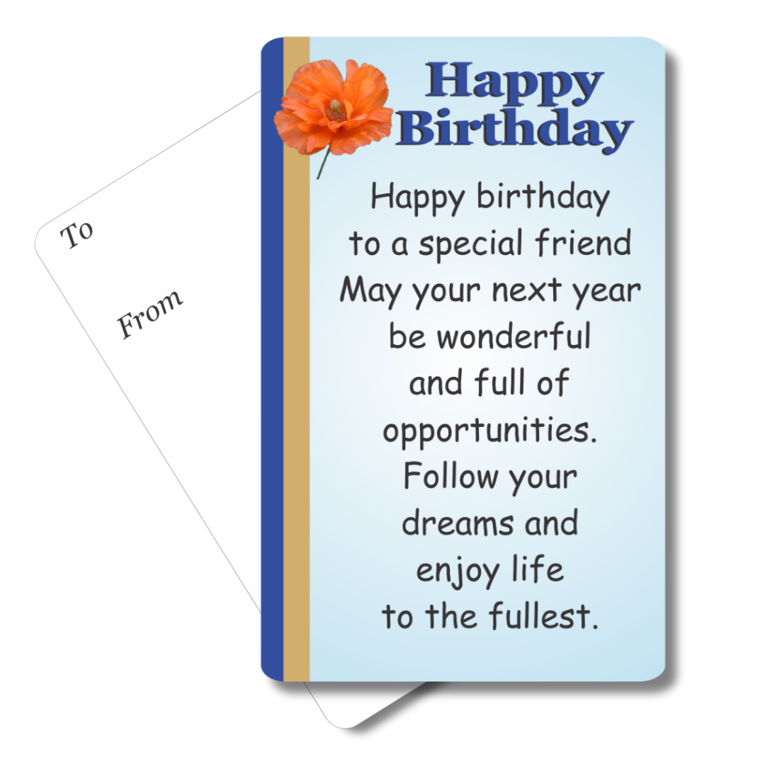 Happy Birthday Mini Pocket Card