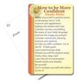 How to Be More Confident Mini Pocket Card