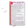 How to Say NO Mini Pocket Card