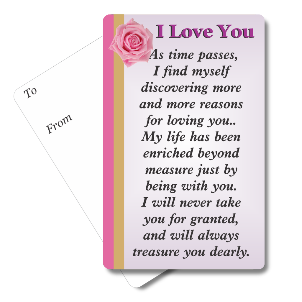 I Love You Mini Pocket Card