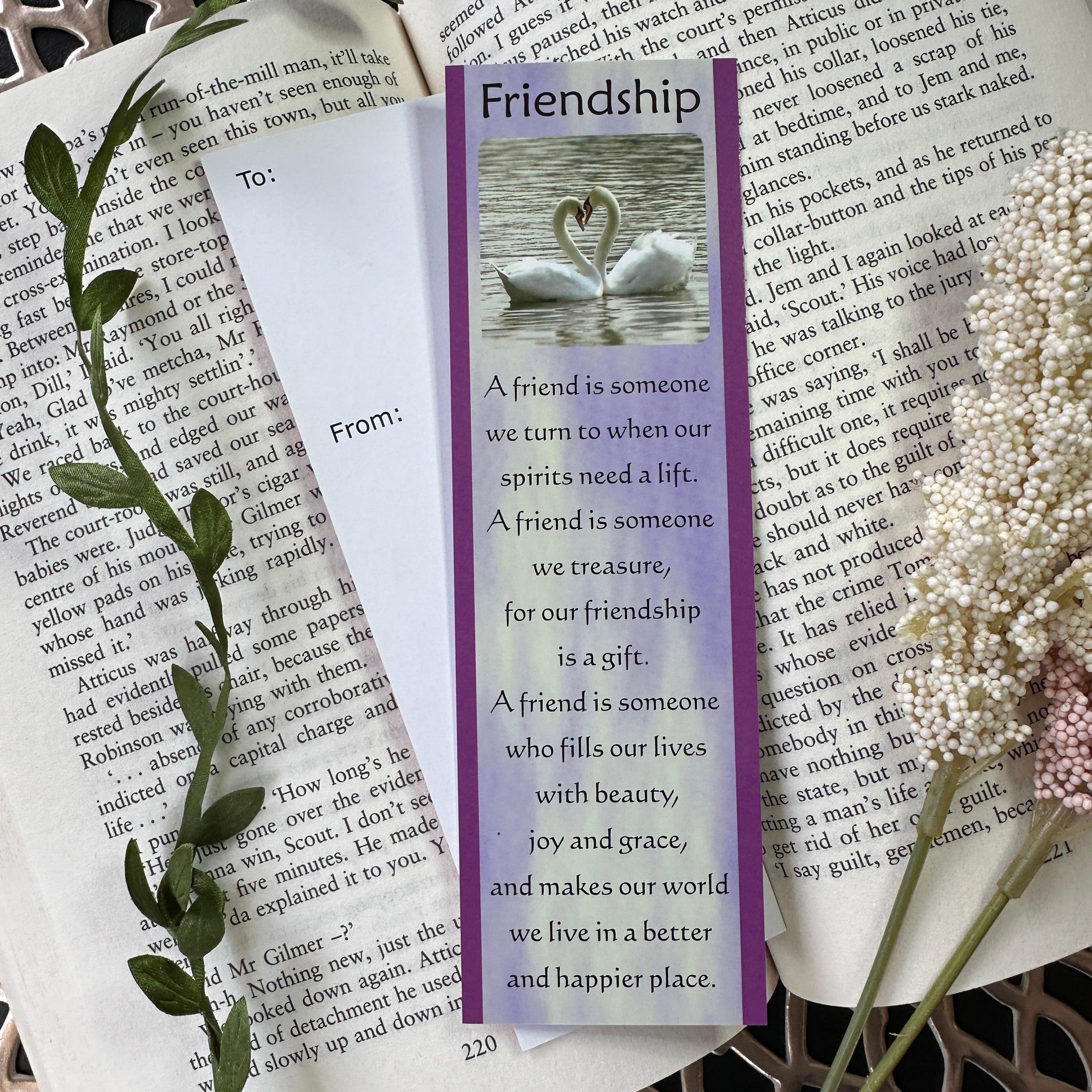 Friendship - Heartfelt Connections Bookmark