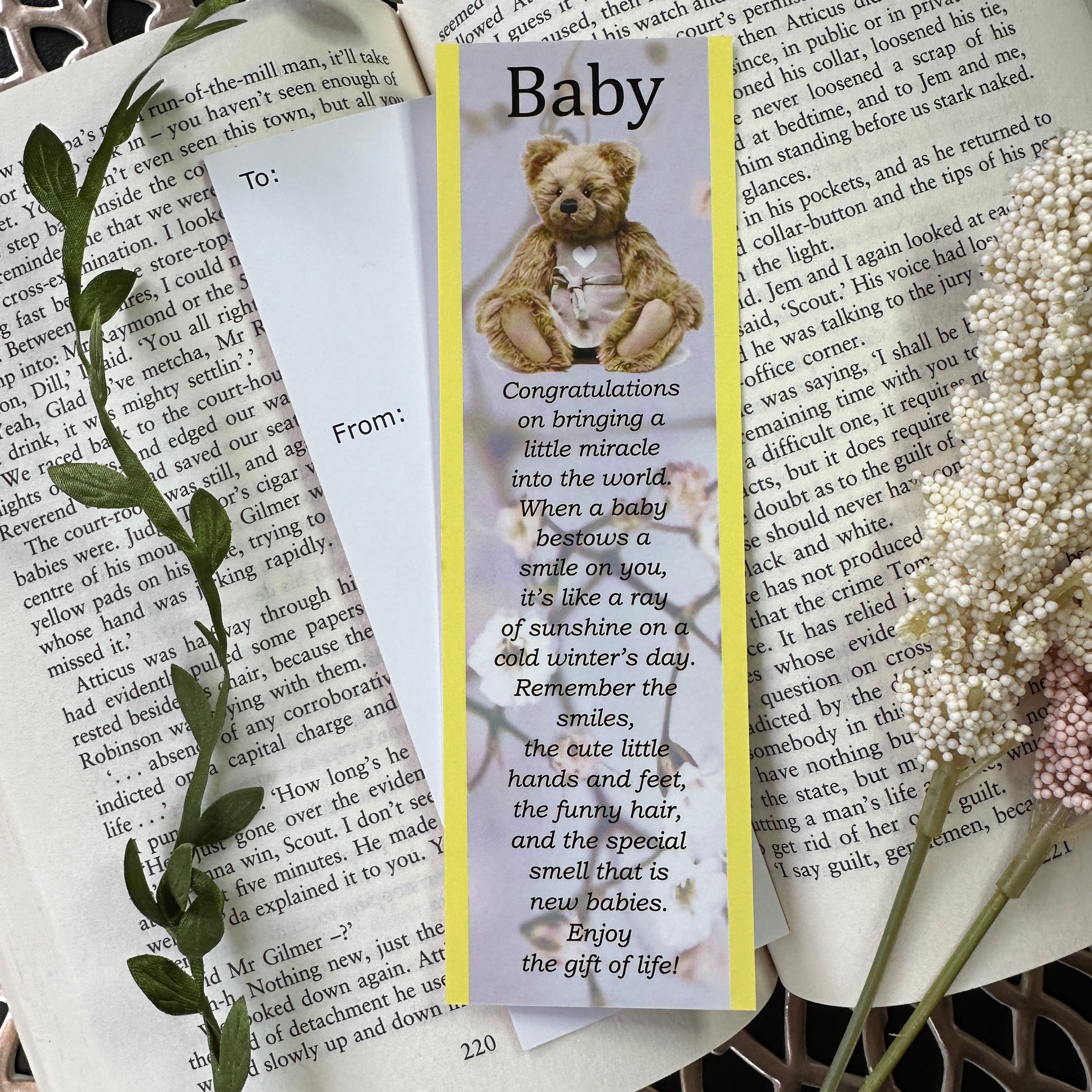 Baby - Sweet Beginnings Bookmark