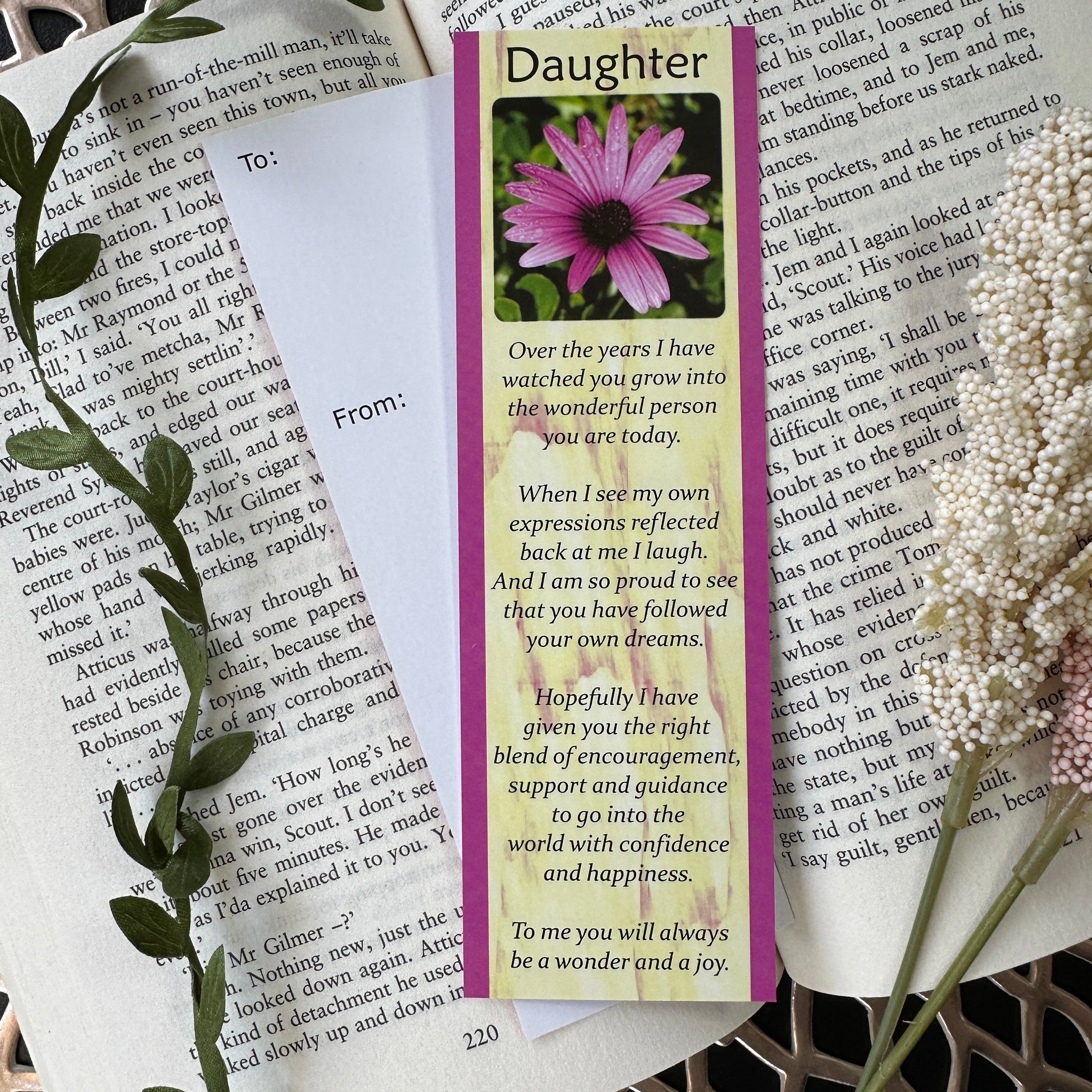 Daughter - Precious Moments Bookmark