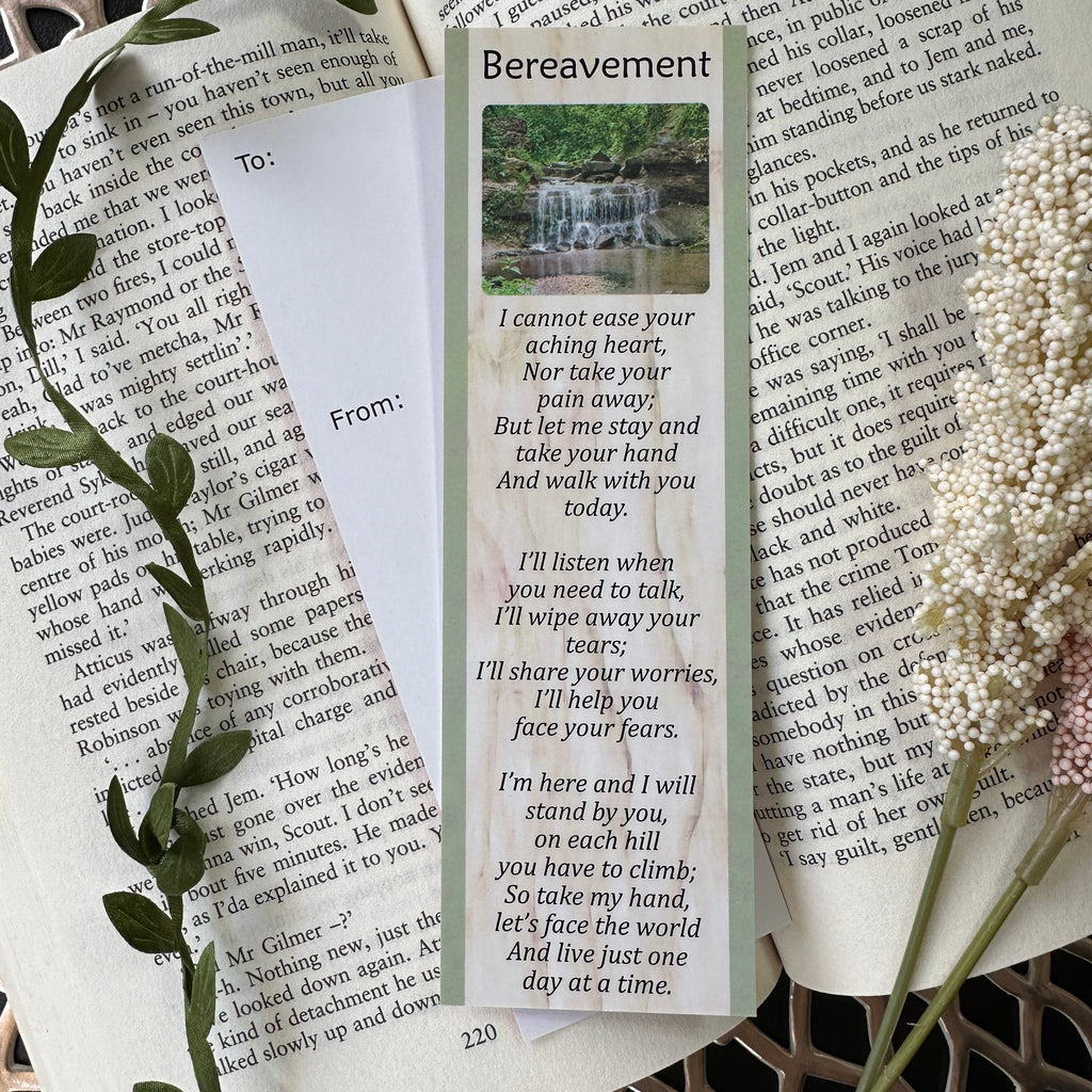 Bereavement - Comfort and Solace Bookmark
