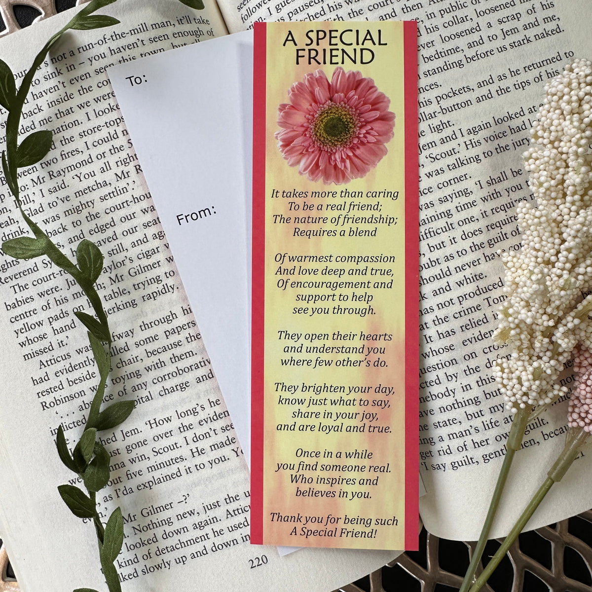 A Special Friend - Cherished Moments Bookmark