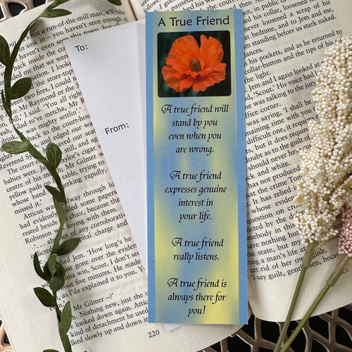 A True Friend - Timeless Bond Bookmark