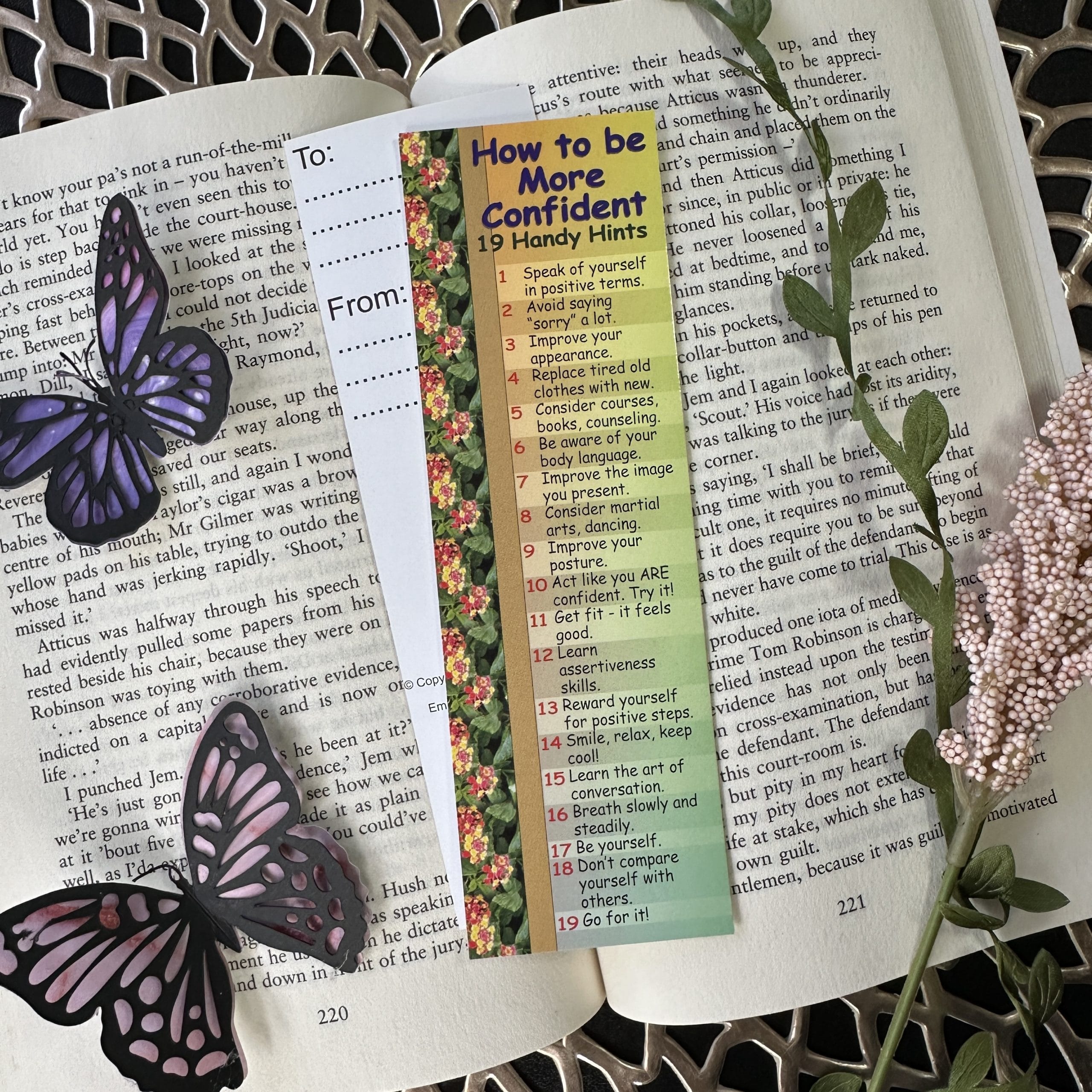 How to be More Confident Bookmark