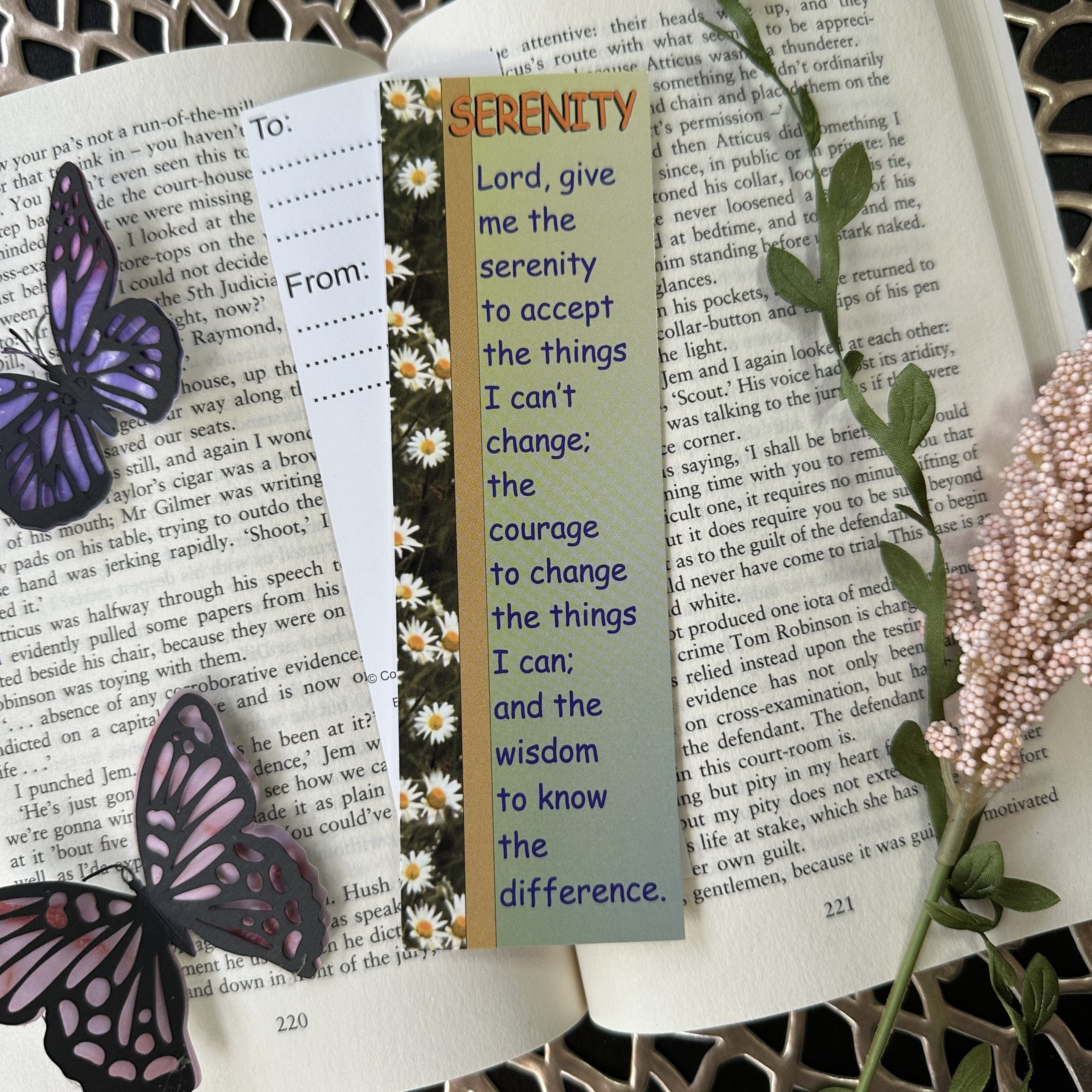 Serenity Bookmark
