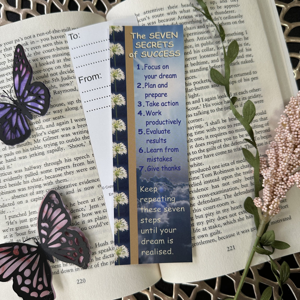 The 7 Secrets of Success Bookmark