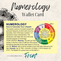 Numerology Beginner's Wallet Card - Alternative Healing
