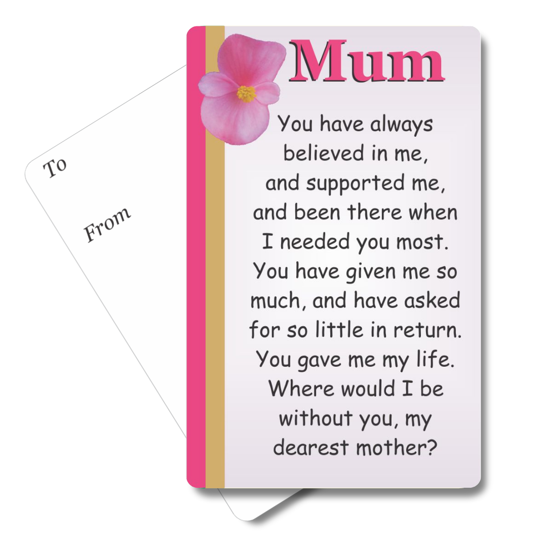 Mum Mini Pocket Card