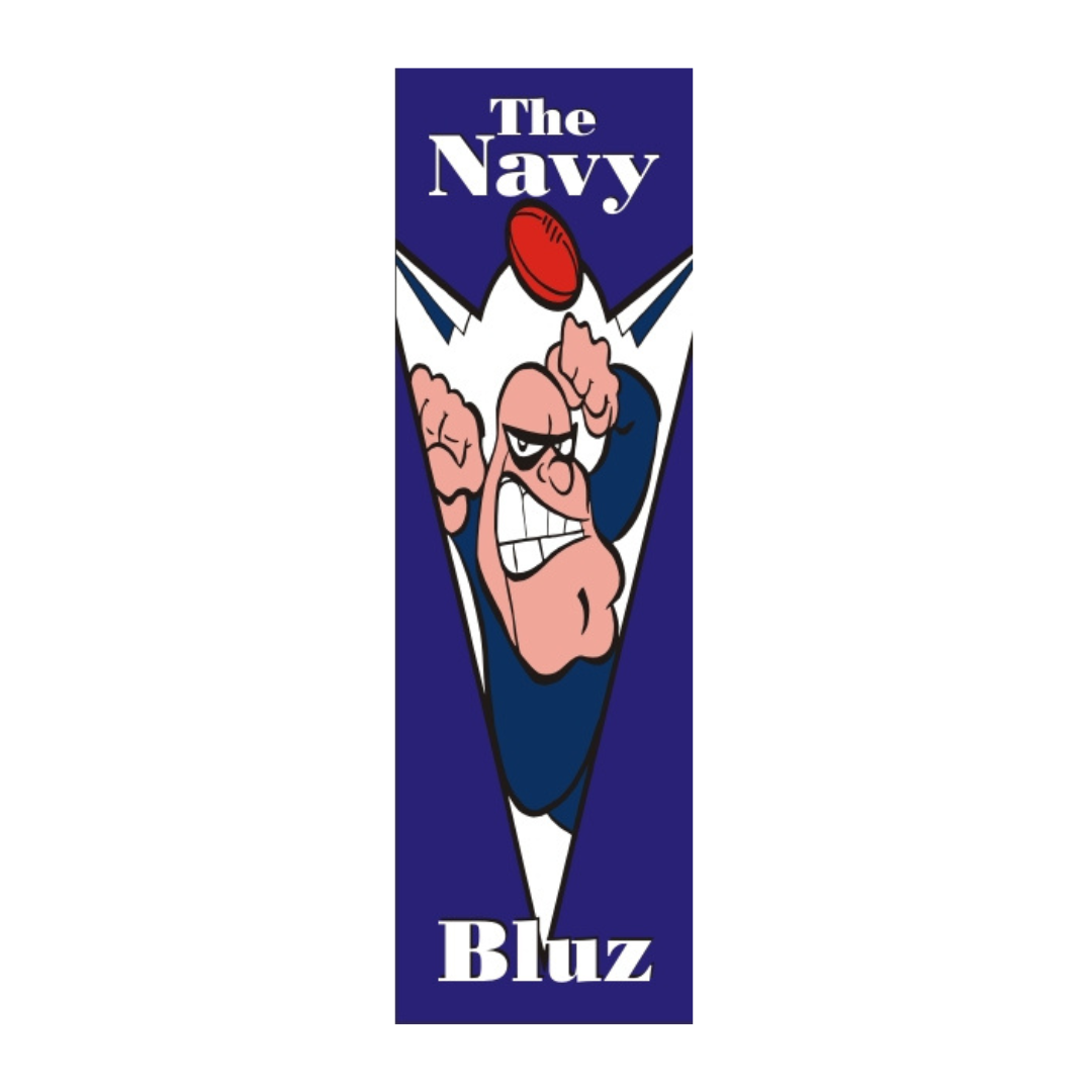 Navy Bluz Footy Bookmark