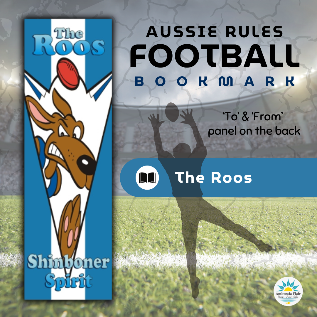 Roos Footy Bookmark