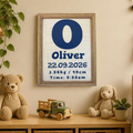 Birth Details Keepsake Frame