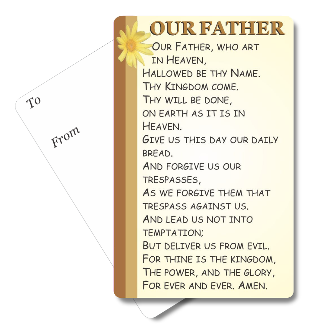 Our Father Mini Pocket Card