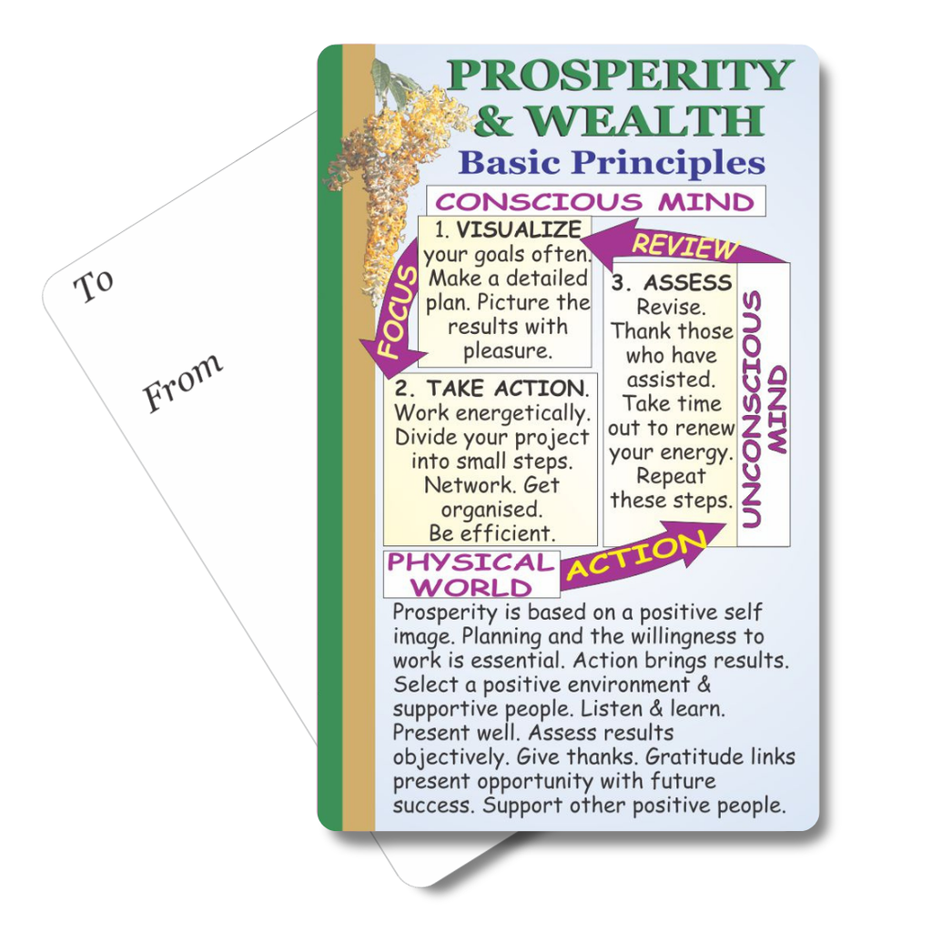 Prosperity and Wealth Mini Pocket Card