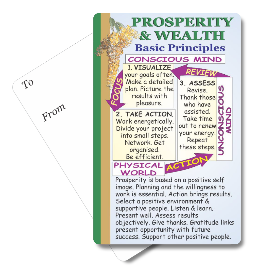 Prosperity and Wealth Mini Pocket Card