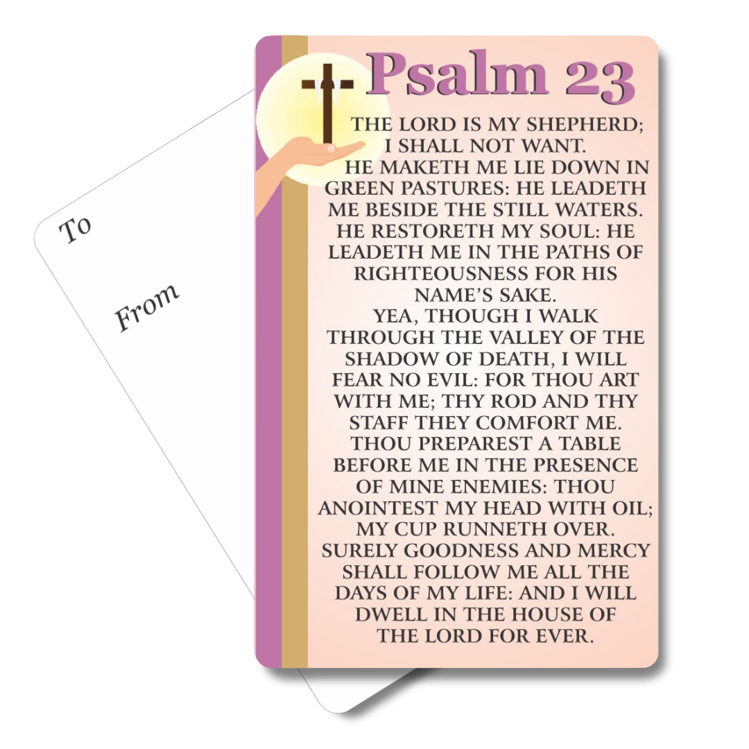 Psalm 23 Mini Pocket Card