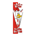 Red & White Footy Bookmark