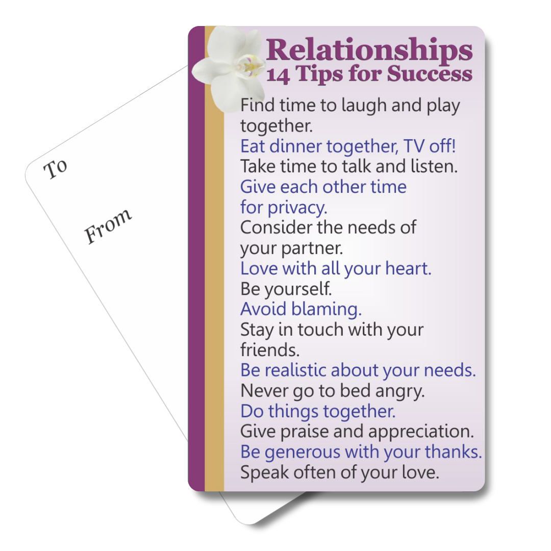 Relationships Mini Pocket Card