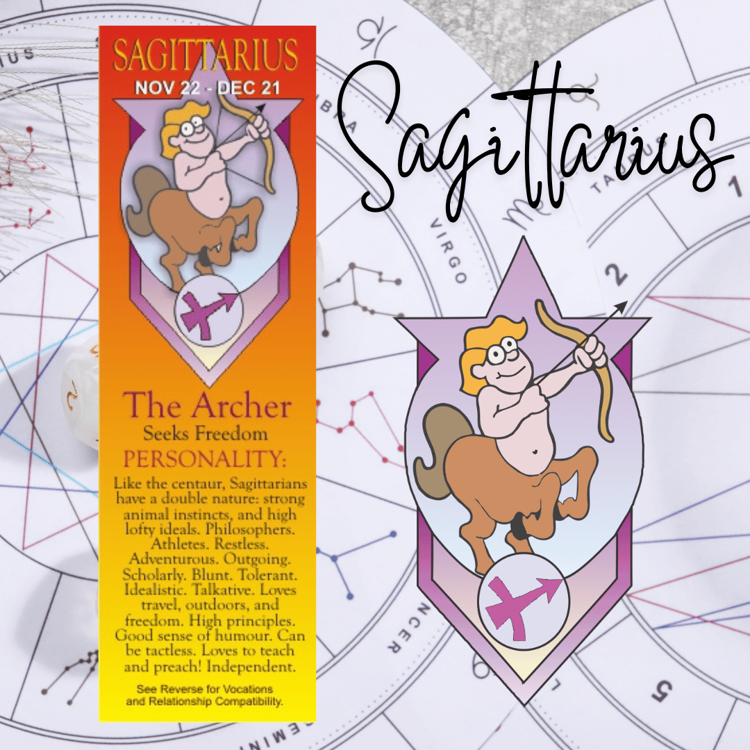 Sagittarius Zodiac Bookmark - The Archer
