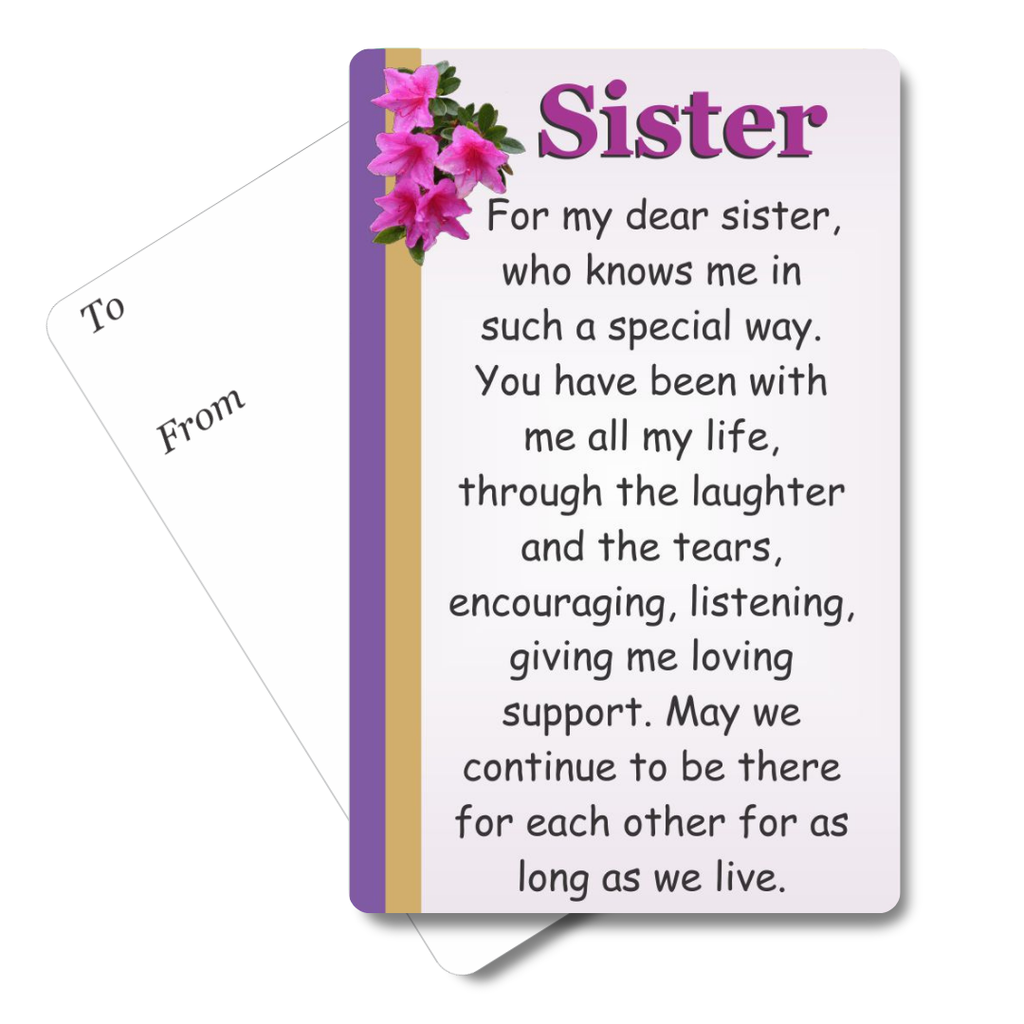 Sister Mini Pocket Card