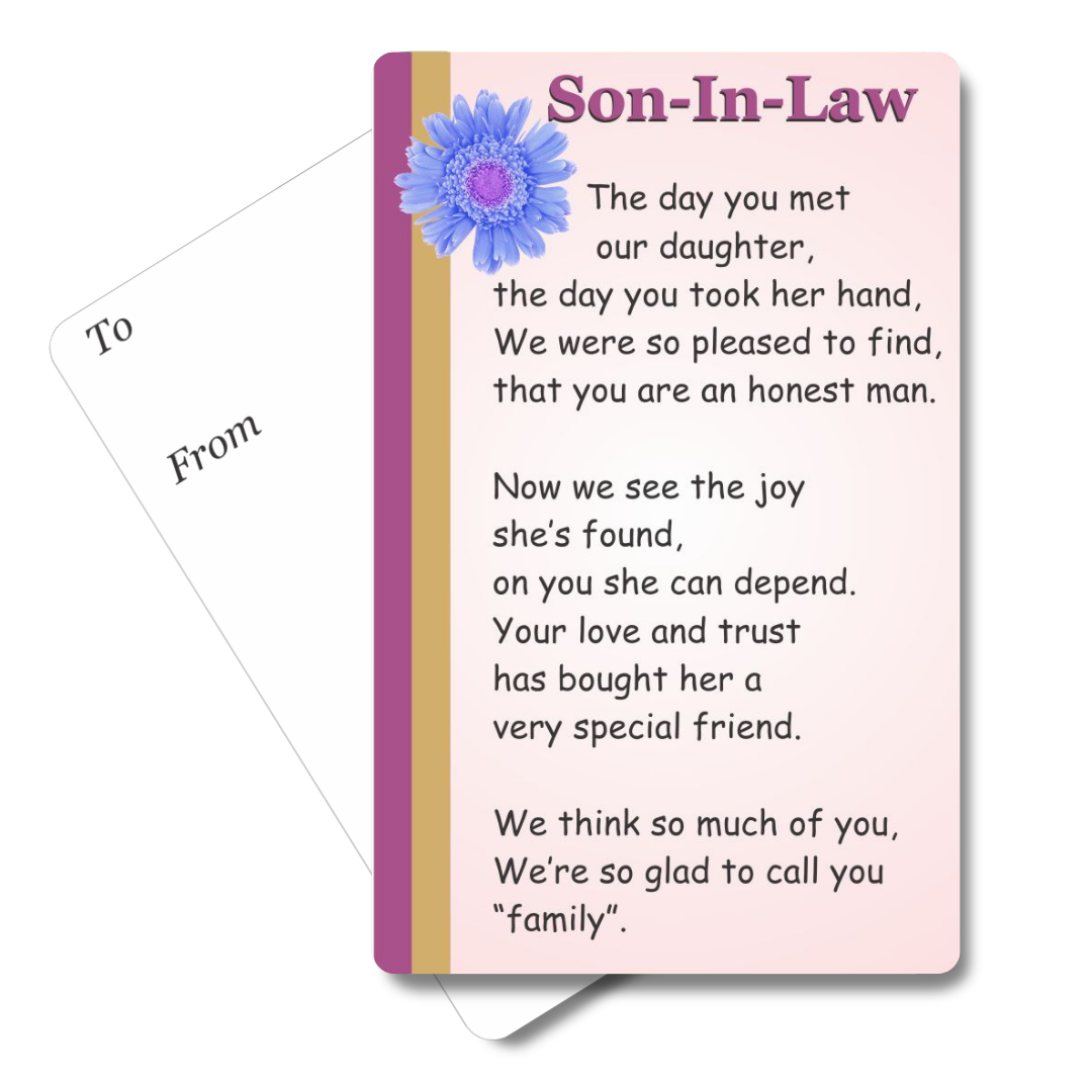 Son-In-Law Mini Pocket Card
