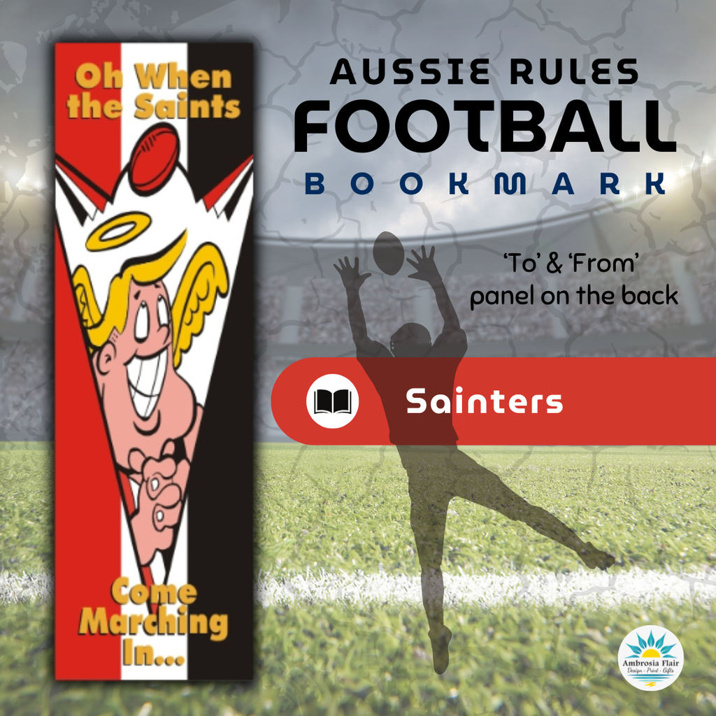 Sainters Footy Bookmark