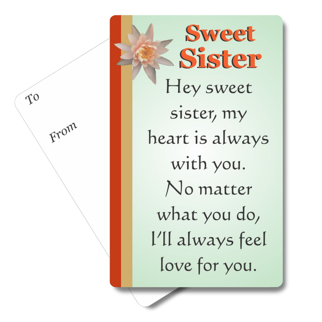 Sweet Sister Mini Pocket Card