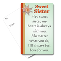 Sweet Sister Mini Pocket Card