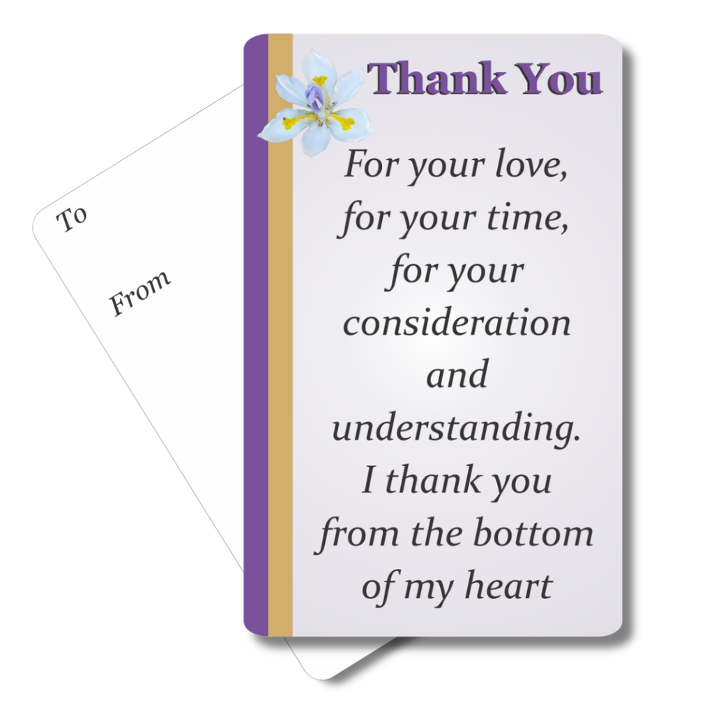 Thank You Mini Pocket Card