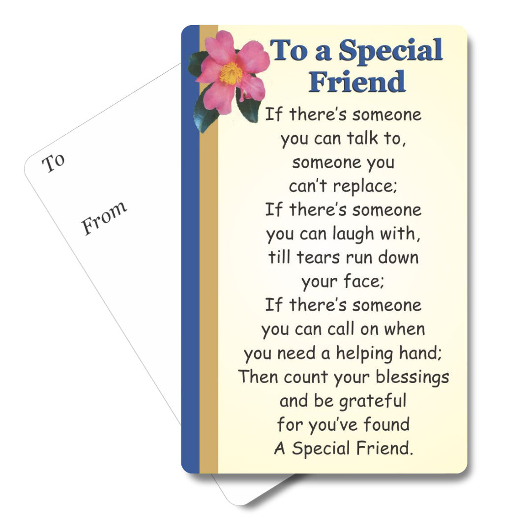 To a Special Friend Mini Pocket Card