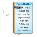 To My Brother Mini Pocket Card