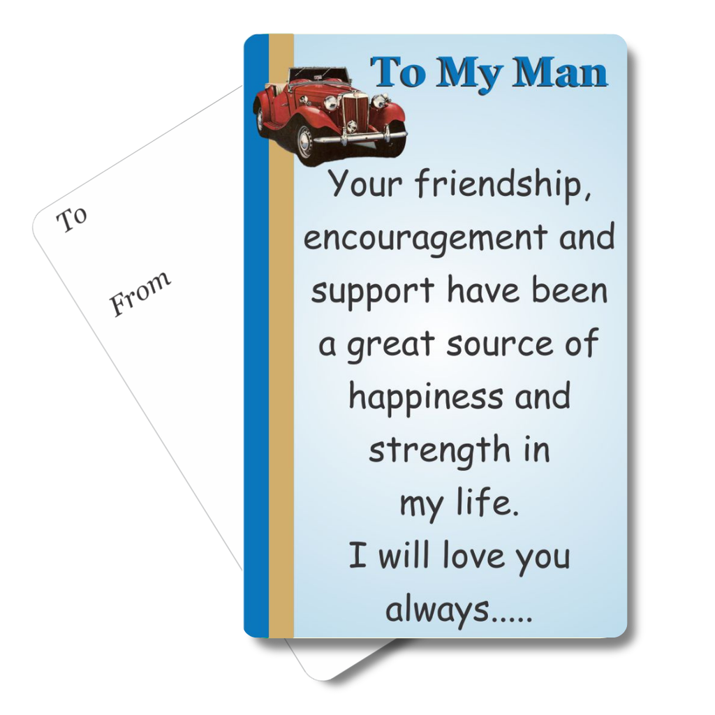 To My Man Mini Pocket Card